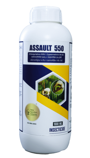 Chlorpyrifos 50% + Cypermethrin 5% EC